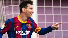 Lionel Messi trở lại Barca